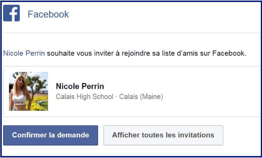 Deuxième demande d'amitié